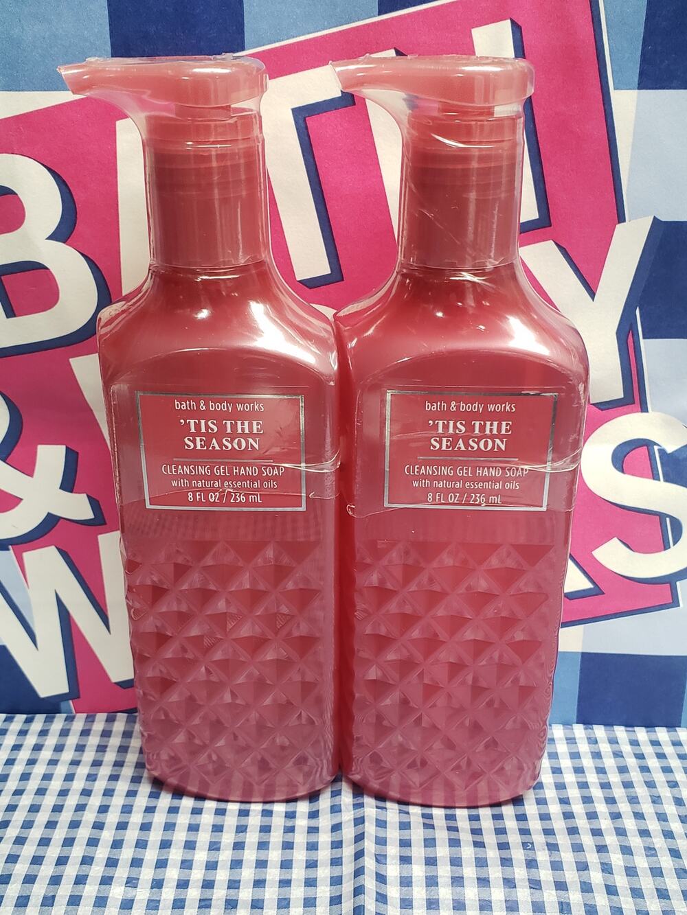 BBW Tis The Season Cleansing Gel Hand Soap 2 Pack